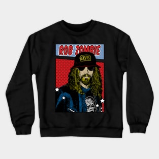 Rob Zombie Pop Art Comic Style Crewneck Sweatshirt